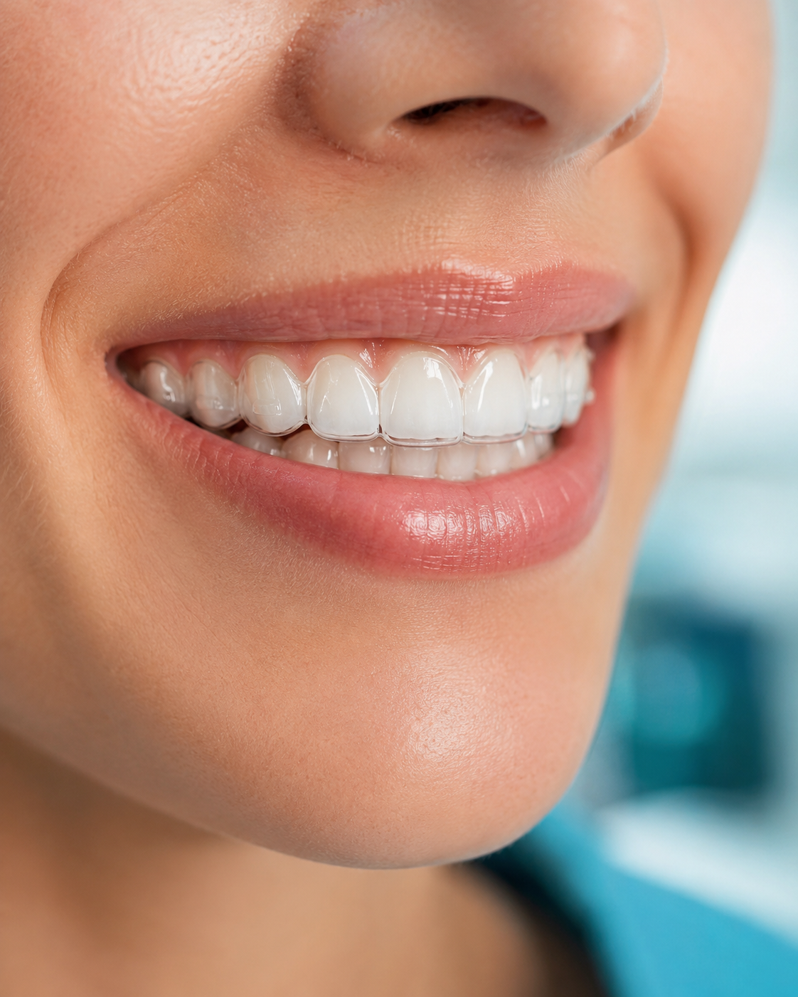 Alinhador Invisalign transparente